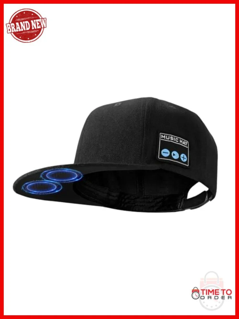 Bluetooth Speaker Hat V5.4 Hands-Free Calling Running Cycling Camping Baseball